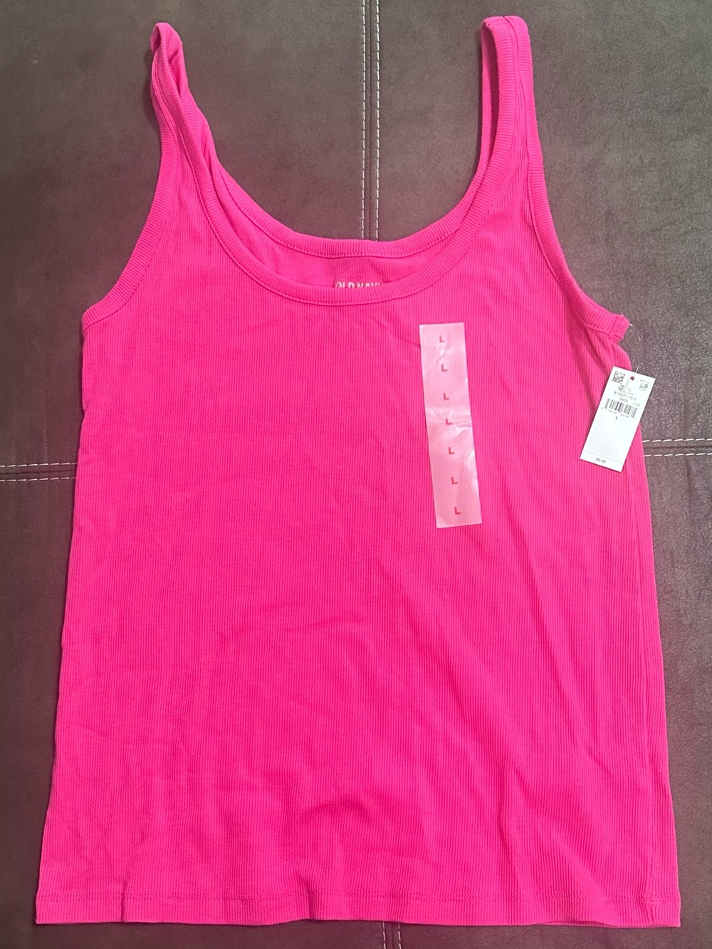 Old Navy Hot Pink Ribbed Tank Top